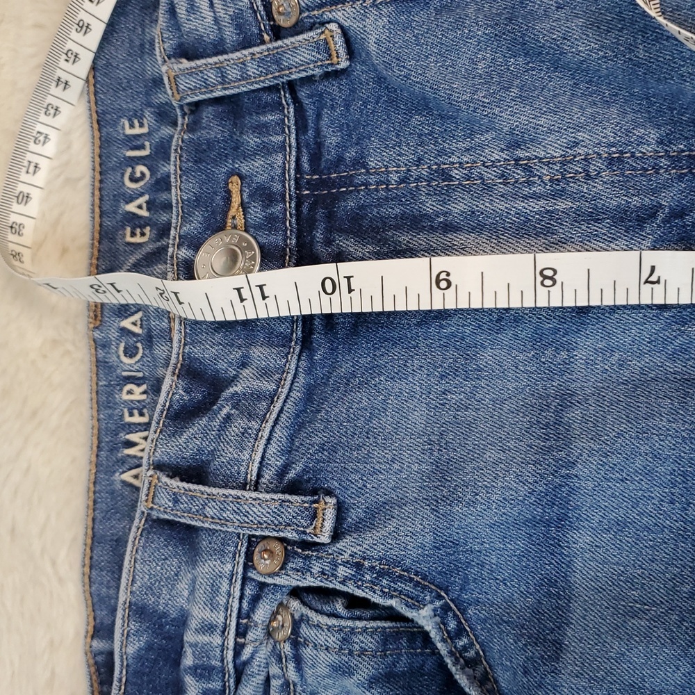 American Eagle Highest Rise 90s Boyfriend 6 Long Distressed - Picture 11 of 12